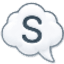 say something random logo